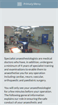 Mobile Screenshot of dunkeldanaestheticpractice.com